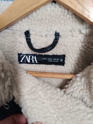 Chaqueta Zara Doble Faz Marrón