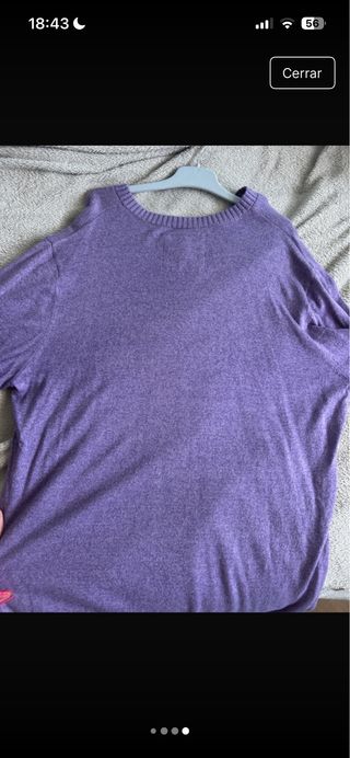 Jersey Hollister Morado Talla M