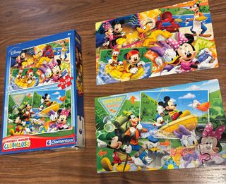 Puzzles Mickey, Spidey y Peppa Pig