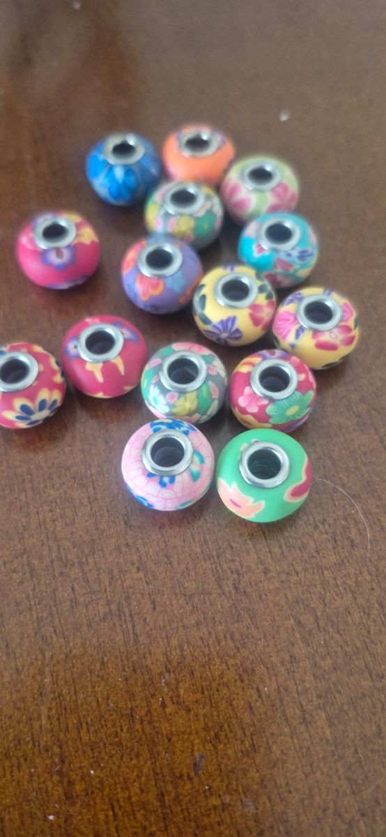 Lote 15 Abalorios para pulsera estilo pandora