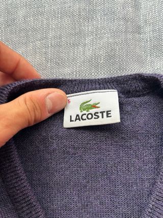 Jersey Lacoste Lila Talla 5 (S)