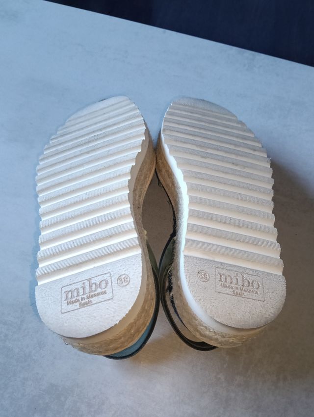 Sandalias menorquinas Mibo Verde Oliva Talla 38
