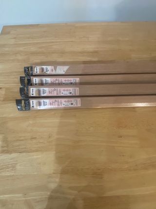 Mamperlán aluminio efecto madera natural