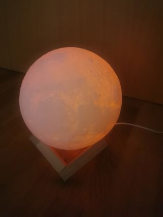 Lámpara Luna Roja