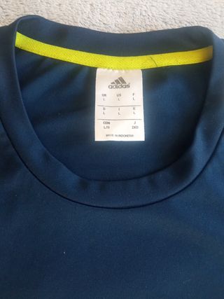 Camiseta técnica Adidas azul