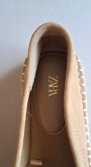 Mocasines Zara Beige