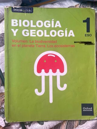 libro biología y geología 1 eso Oxford educación 