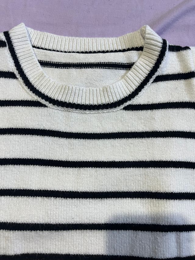 Jersey sin mangas a rayas Talla M