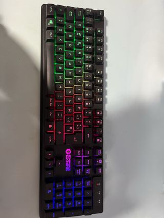 Teclado y ratón inalámbrico negro