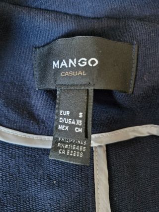 Americana Mango Azul Talla S
