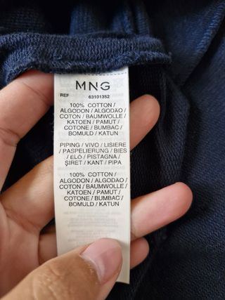 Americana Mango Azul Talla S