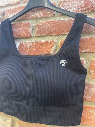 Top sportivo nero taglia M