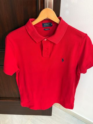 Polo Ralph Lauren Rojo Talla M Custom Slim Fit