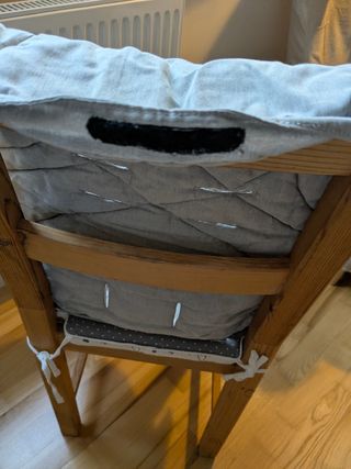 Saco silla paseo gris y negro
