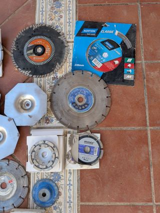 Lote discos corte y abrasivos