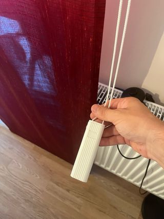 Tende a pannello giapponesi rosse e bianche