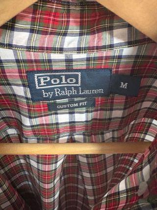Polo Ralph Lauren Camisa Cuadros Roja