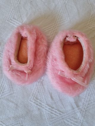 Babbucce Cabbage Patch Kids peluche rosa