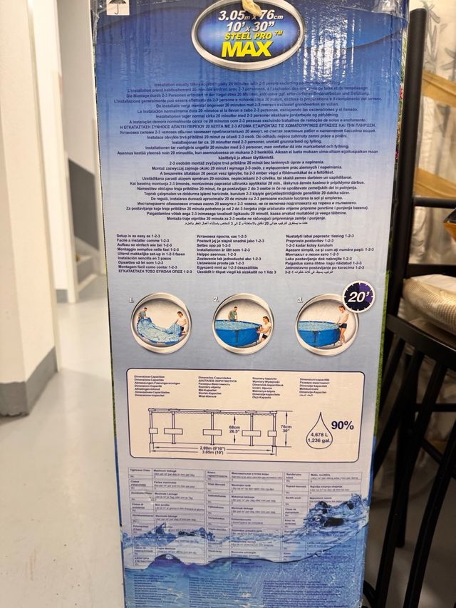 Piscina Bestway Steel Pro MAX 3.05x0.76m