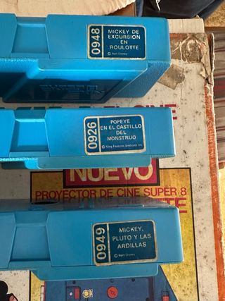 Proyector Cine Super 8 Exin CinExin + 7 peliculas 