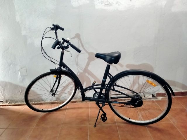 Bicicleta B'twin ciudad negra