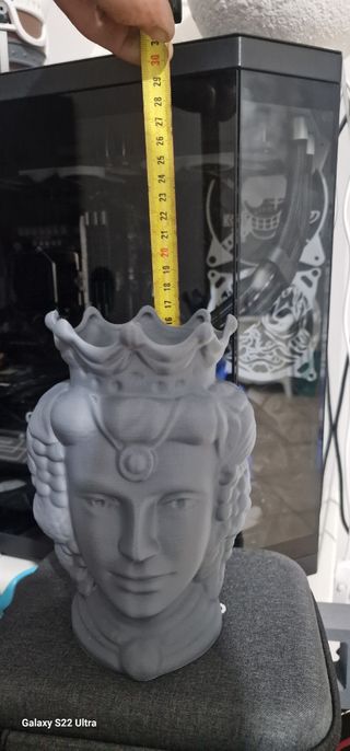 Vaso Testa di Moro Grigio
