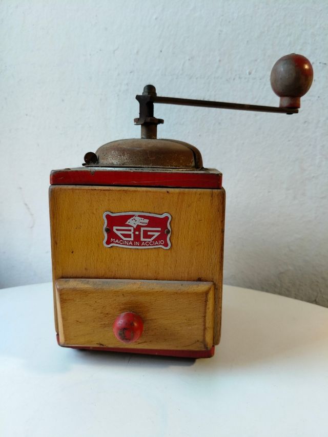 Macinacaffè B.G. Legno e Metallo