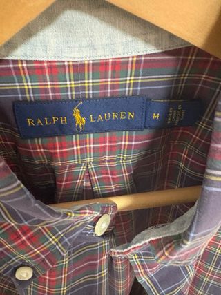 Camisa Polo Ralph Lauren cuadros Talla M