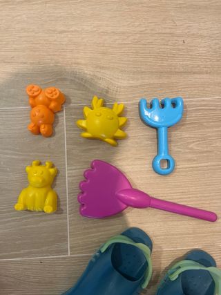 Aletas ajustables natación para niños talla 32-35