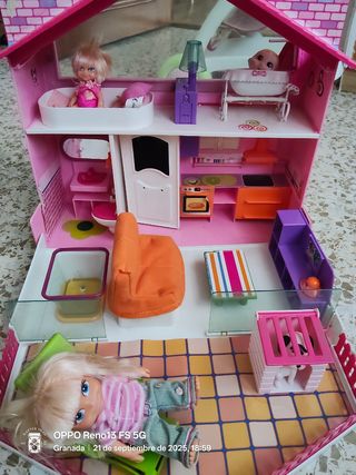 Casa Barriguitas con muñecas