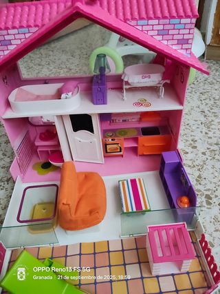 Casa Barriguitas con muñecas