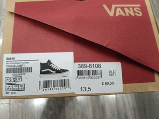 Scarpe Vans Sk8-Hi Bambini Unisex numero 31