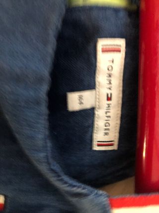 Top Tommy Hilfiger Azul con Volantes