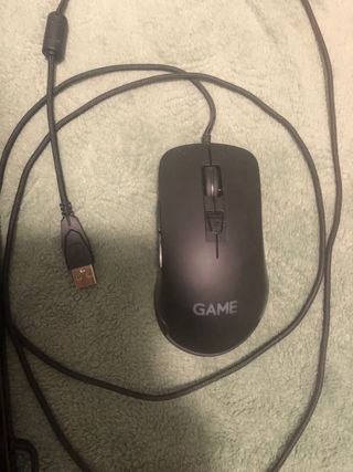 Teclado y Ratón GAME Negro