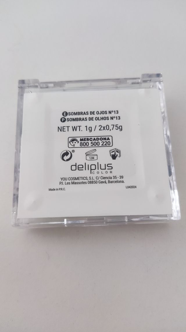 Set 2 Sombras de Ojos Rojo y Turquesa