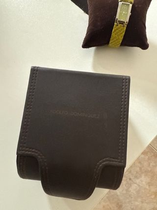 Reloj Adolfo Domínguez Mujer Amarillo