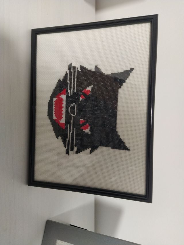 Cuadro Grupo "Los Suaves" a Punto de Cruz