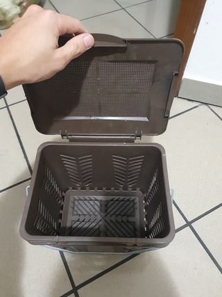 1x Contenitore raccolta organico, marrone