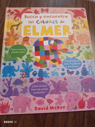 Elmer. Libro de cartón - Busca y encuentra los ...