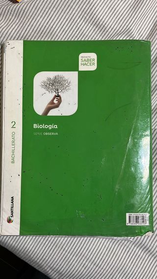 Libro biología 2 bachillerato Santillana