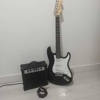 Guitarra Eléctrica con Amplificador