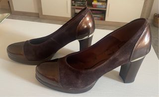Zapatos de tacón Pitillos marrones
