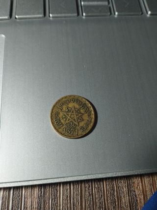 Moneda Marroquí 10 Francos 1371