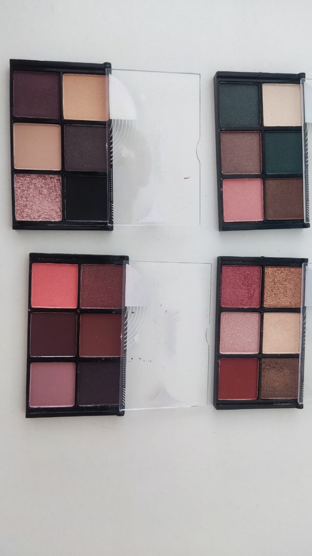 Paletas de sombras de ojos