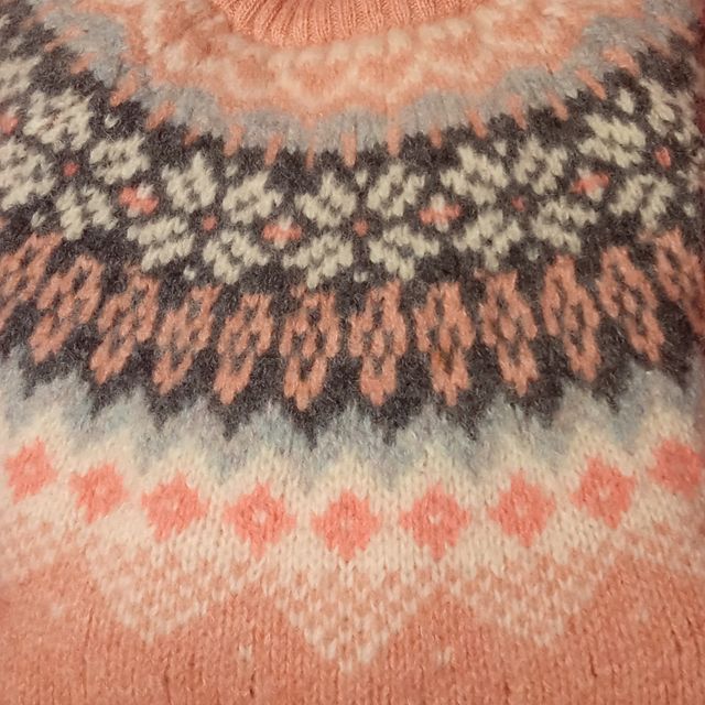 Jersey Nórdico pura lana virgen Talla M