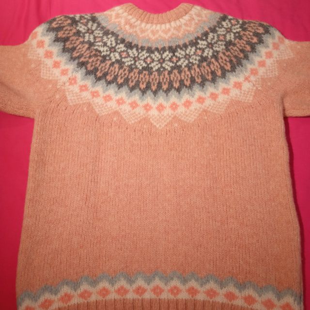 Jersey Nórdico pura lana virgen Talla M