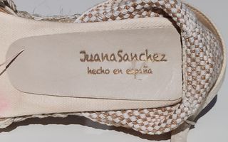 Alpargatas ceremonia niña Juana Sanchez. Talla 35.