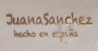 Alpargatas ceremonia niña Juana Sanchez. Talla 35.