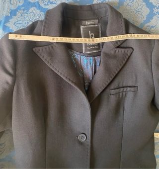 Cappotto sartoriale Hanita nero Tg M