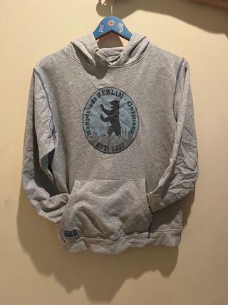 Sudadera Gris Berlin Hauptstadt